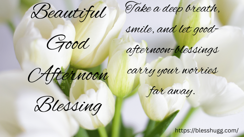 Beautiful Good Afternoon Blessings