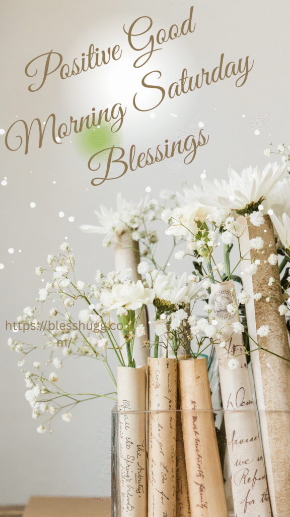 Positive Good Morning Saturday Blessings